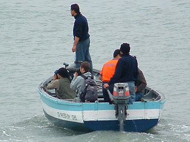 Barque des journalistes